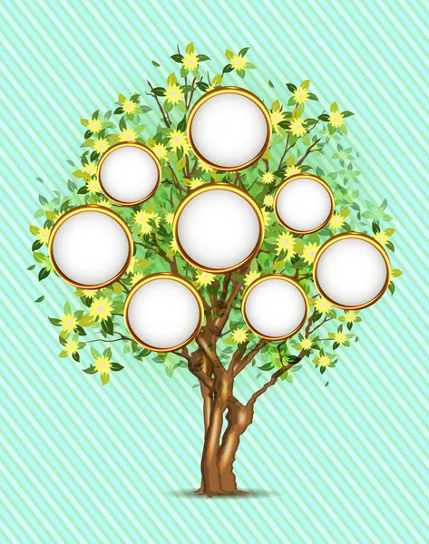 Fotoğraf ve metin için yer ile aile ağacı