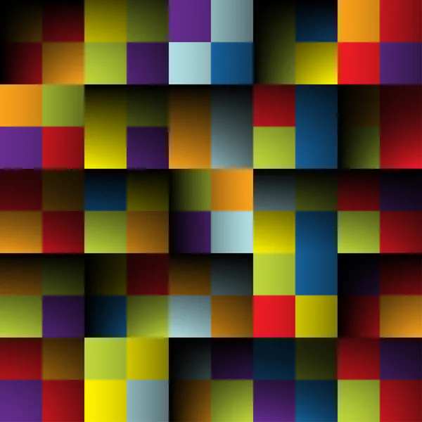 抽象的な正方形のシームレスな背景 — ストックベクタ