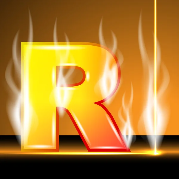 Lazer kesim p harfleri