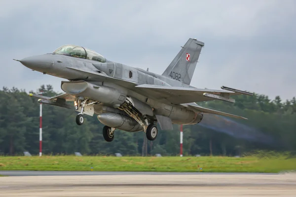 Polaco F-16 — Fotografia de Stock