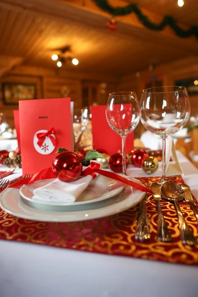 Traditional Christmas Table — Stock Photo, Image