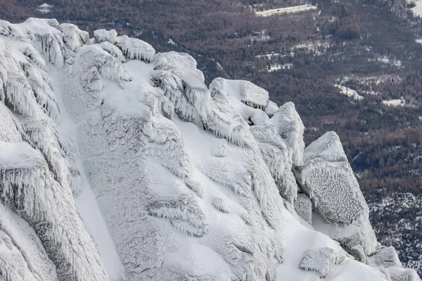 Une Belle Vue Sur Les Montagnes Tatry Depuis Tatrzanska Lomnica — Photo