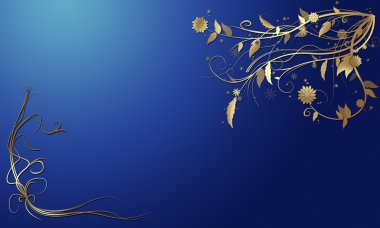 Çiçekli tebrik kartı..