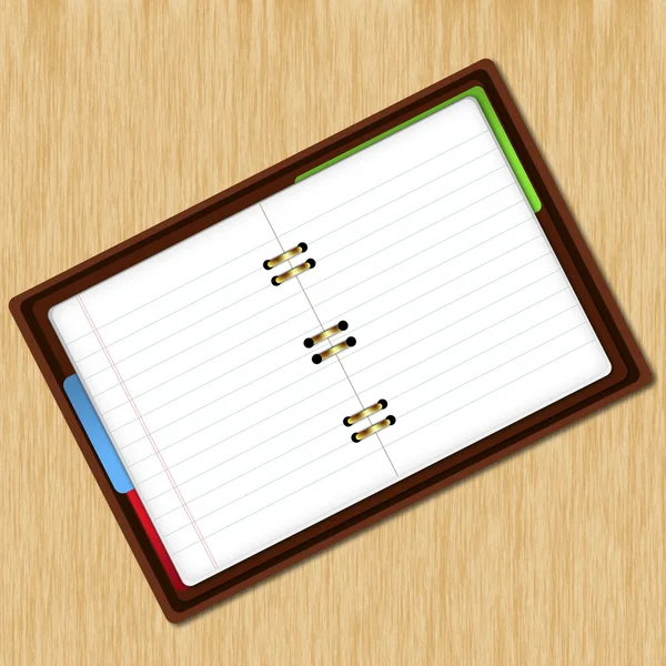 Icono del cuaderno . — Vector de stock