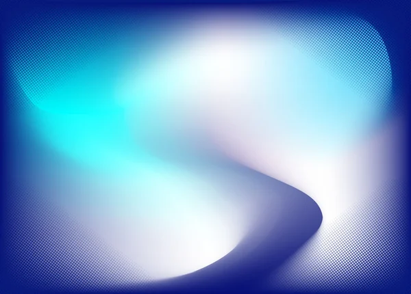 Abstract blue lichtgolven. — Stockvector