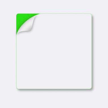 katlanmış kağıt ile kart.