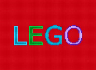 oyuncak tuğla lego metin efekti