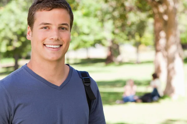 Portrait of a student smiling — Stock Photo, Image