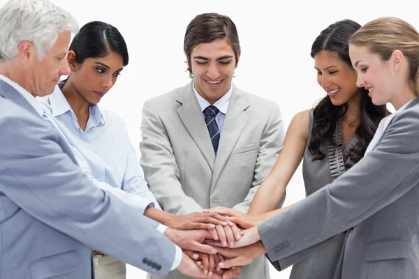 Successful teamwork Stock Picture