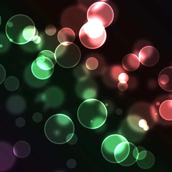 Red and green bubbles — Stock Photo, Image