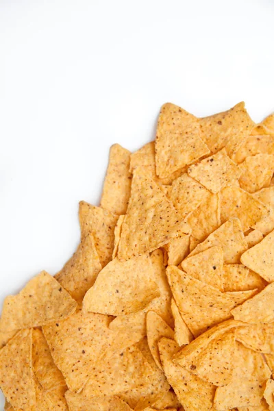 Nachos against white background — Stock Photo, Image