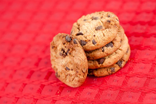 Five cookies laid out together — Stock Photo, Image