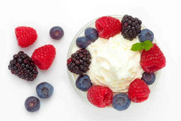 Dessert of berries — Stock Photo, Image