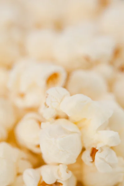Zblízka na rozmazané popcorn — Stock fotografie