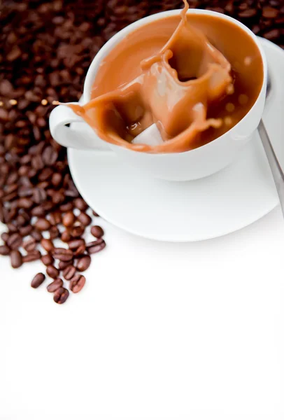 Beyaz kahve — Stok fotoğraf