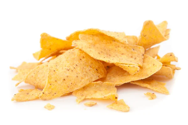 Stack av triangulära chips — Stockfoto