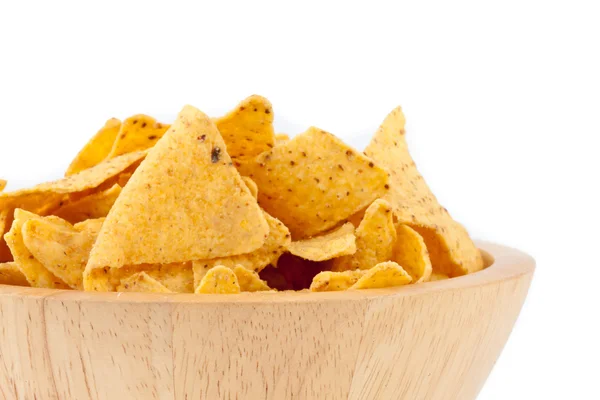 Skål full av chips — Stockfoto