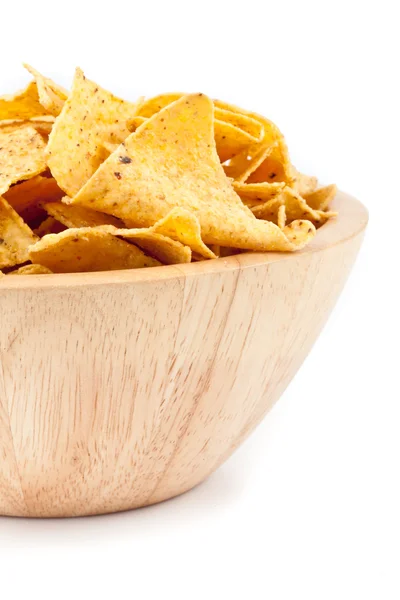 Bowl of crisps — Stock Photo, Image