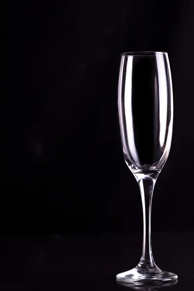 Empty champagne flute — Stock Photo, Image