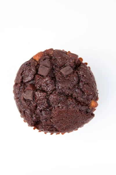 Extreme close up of a chocolate muffin — Stock Photo, Image