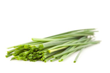 Close up of chive branches clipart