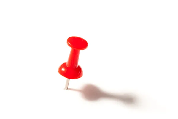 Red push pin — Stock Photo, Image