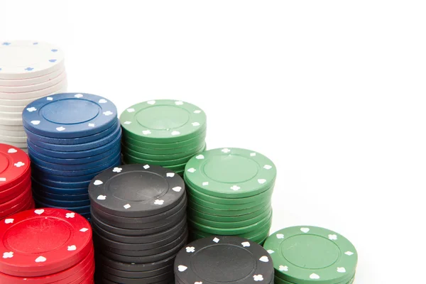Coins of poker — Stock Photo, Image