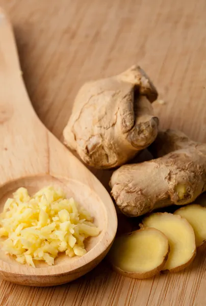 Close up of different forms of ginger — Stock Photo, Image