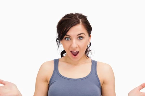 Surprised beautiful student — Stock Photo, Image