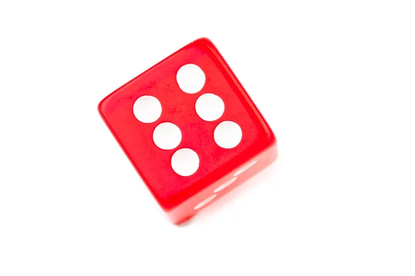 红色骰子 — 图库照片