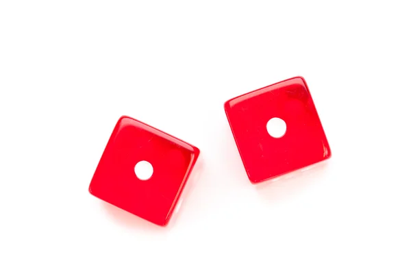 Two faces of dices — Stock Photo, Image