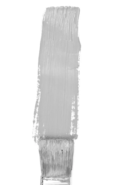 Grey vertical line of painting — Stock Photo, Image