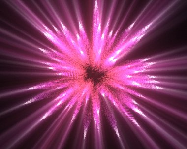 Pink lines of fluorescent ligths clipart