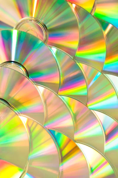 Dvd piled up — Stock Photo, Image