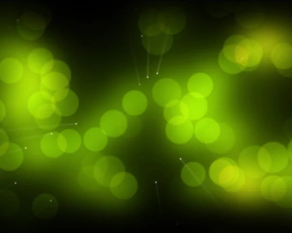 Зеленые точки и звезды — стоковое фото