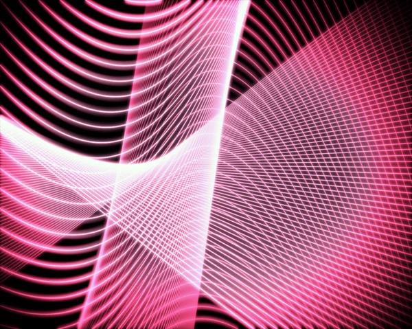 Volute di linee rosa — Foto Stock