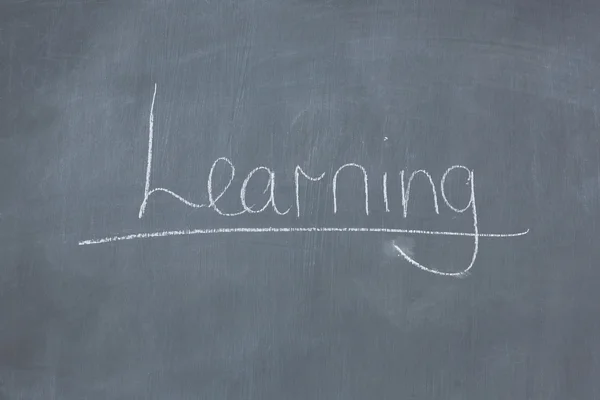 Close up on a blackboard — Stock Photo, Image