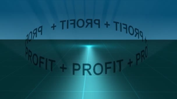Animação Estoque - Profit Orbit — Vídeo de Stock