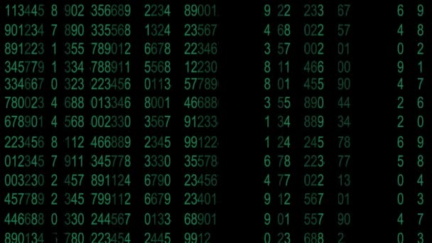 Abstrakte animierte Hintergrund Matrix Regen — Stockvideo