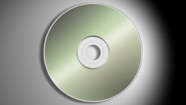 Компактный диск — стоковое видео