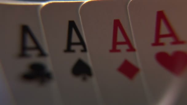 Poker — Stok video