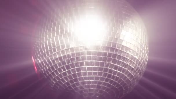 Beeldmateriaal van een discobal — Stockvideo