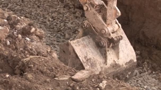 Bulldozer on a Construction Site — Stock Video