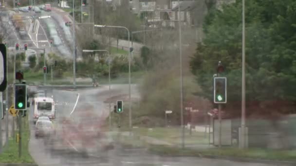 HD tijd vervallen verkeer — Stockvideo