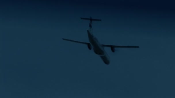 Літак в польоті — стокове відео
