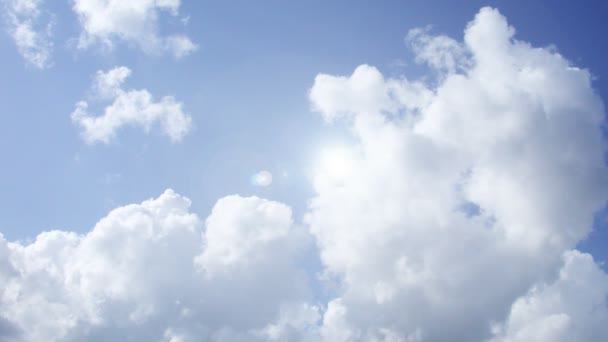 Самолет CGI в небе — стоковое видео