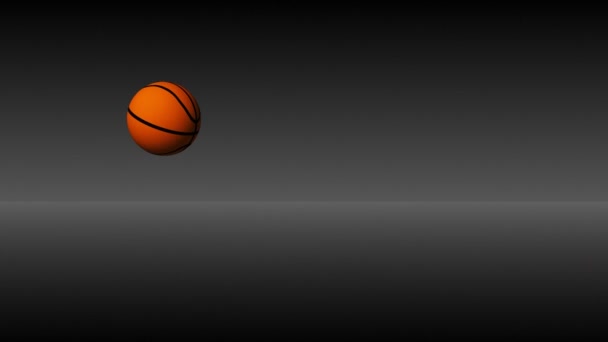 Rebotando Baloncesto — Vídeo de stock