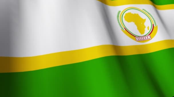 Bandeira da União Africana — Vídeo de Stock