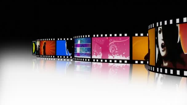 Entertainment film Filmstrip — Stockvideo
