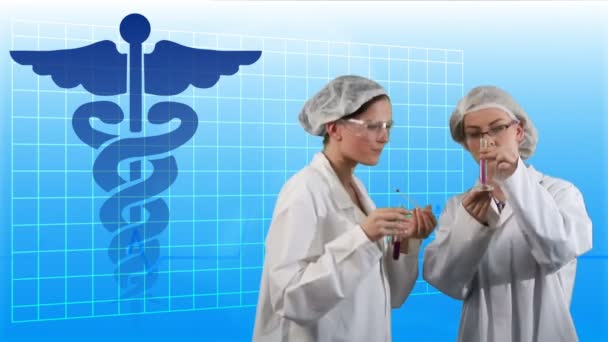 Farmacisti al lavoro — Video Stock